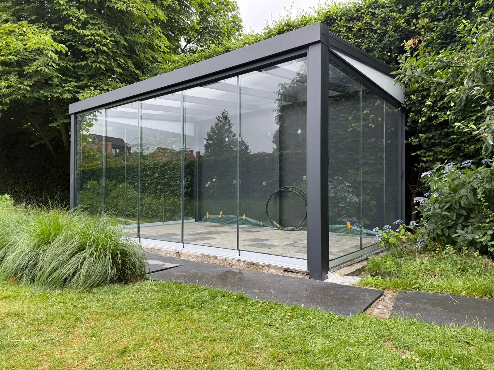 Veranda glazen schuur